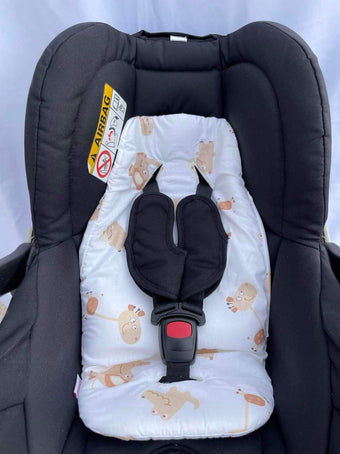 Metplus Housse de siège auto 2 en 1 pour bébé, housse multi-usage pour siège  auto pour bébé avec pare-soleil d'intimité, protège le siège de sécurité de  votre bébé avec style, housses de